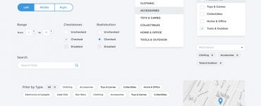 Clean Material Design UI Kit PSD