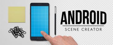 Android Custom Scene Creator Mockup Free PSD