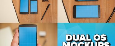 iPhone 5s and Nexus 5 Mockup Free PSD