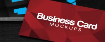 3 Business Card Mockups Free PSD