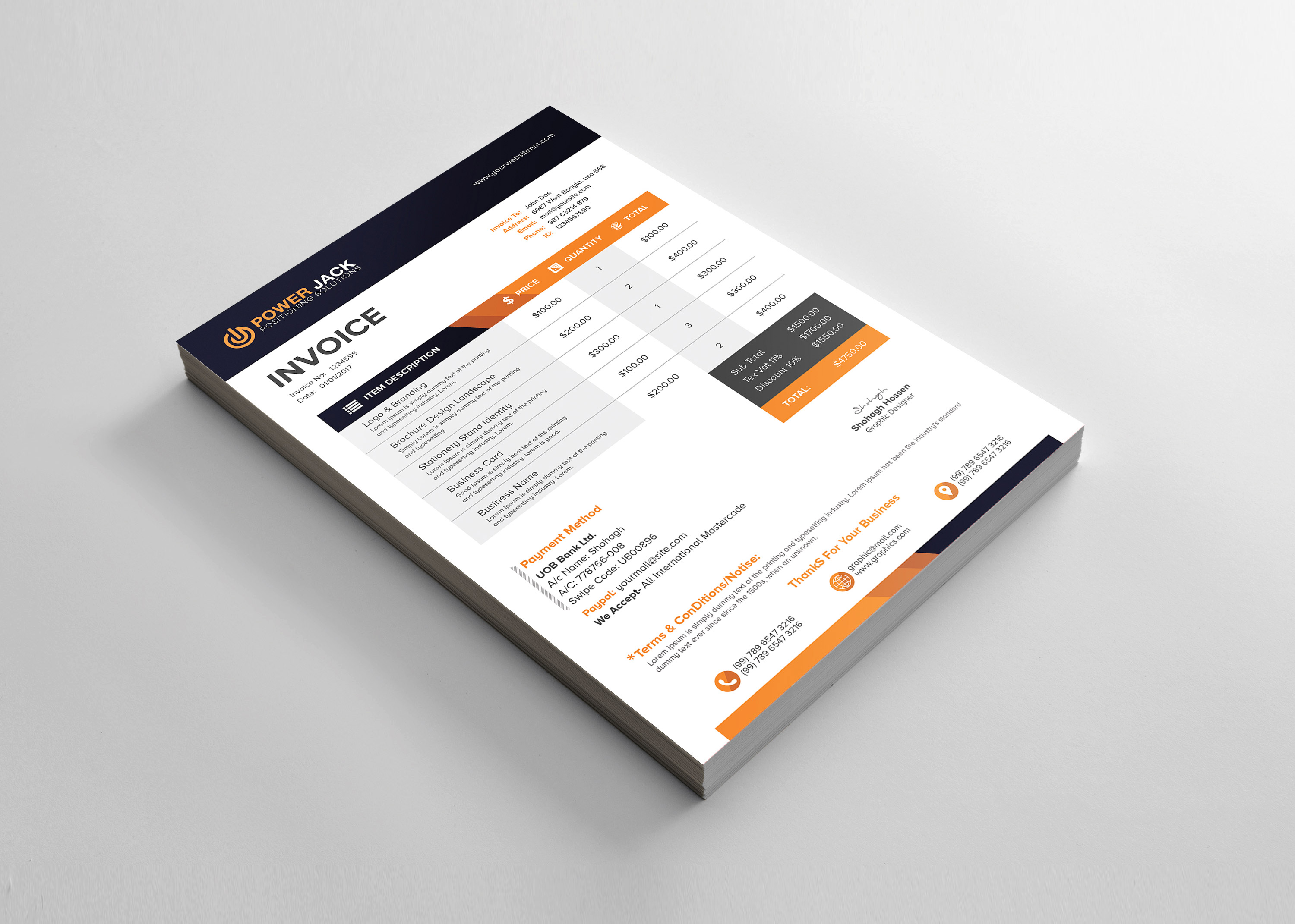 neooffice invoice template