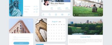 Simple Widgets UI Kit PSD