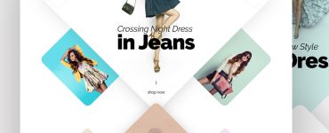 Modern Fashion Store Website Template Free PSD