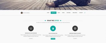 Startup Landing Page Template Free PSD