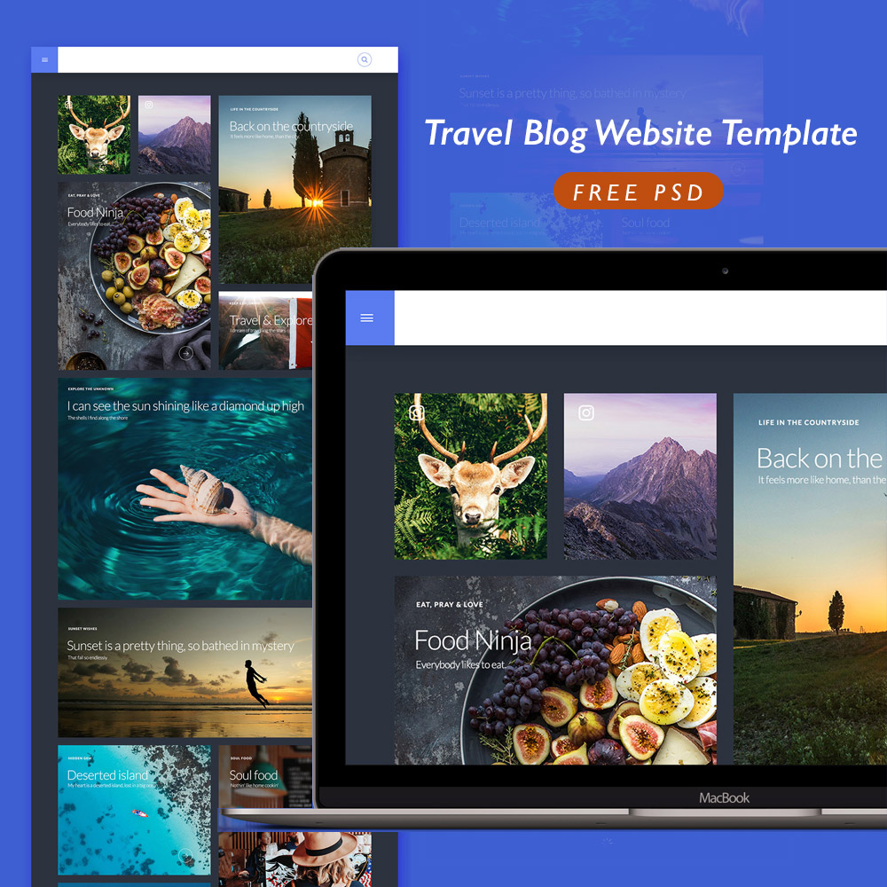travel blog template free download