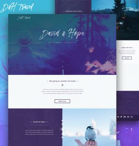 Website Template PSD for Photographers