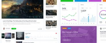Clean Web UI Kit Free PSD