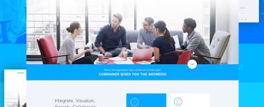 Professional Company Website Template Free PSD