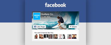 Facebook Like Box Widget Free PSD