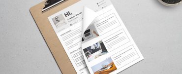 Minimalistic And Elegant Resume Template PSD