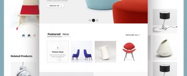 Online Furniture Store Website Template PSD