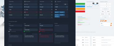 Dashboard UI Elements Free PSD