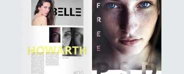 Photorealistic Magazine Design Mockup Free PSD