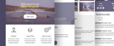 Creative Agency Newsletter Template Free PSD