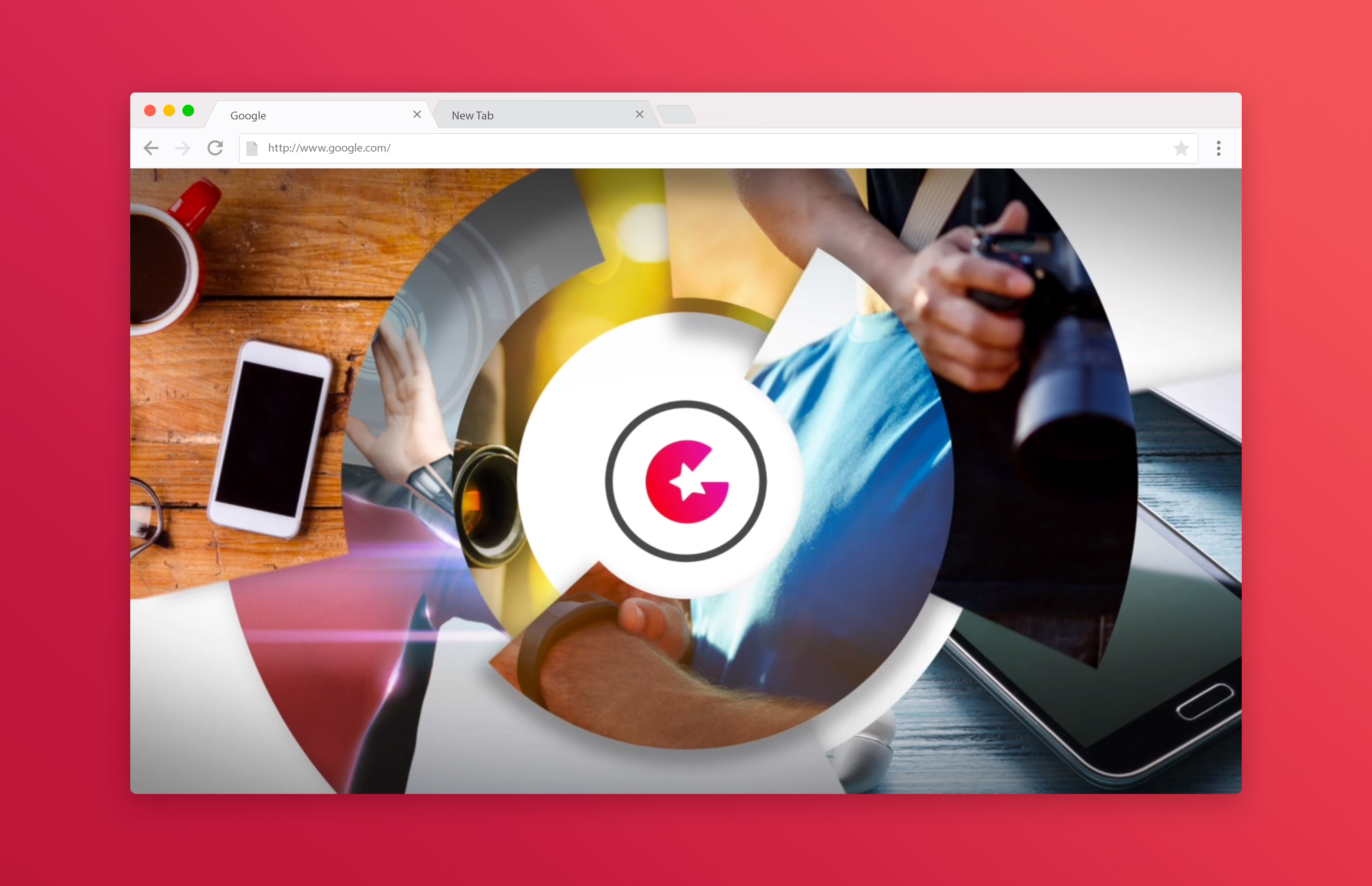 Download Chrome Browser Mockup Free PSD - Download PSD