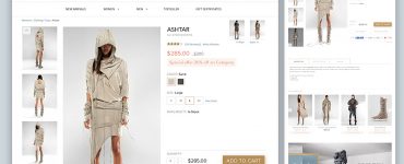 eCommerce Product Page Template Free PSD