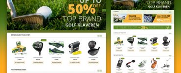 Sports eCommerce Store Website Template Free PSD