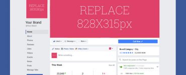 Facebook 2016 Template Mockup Free PSD