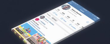 Mobile Application Screen Mockup Free PSD