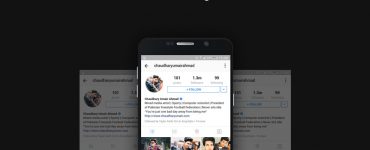 Instagram User Profile Mockup Free PSD
