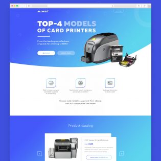Product Landing Page Template Free PSD