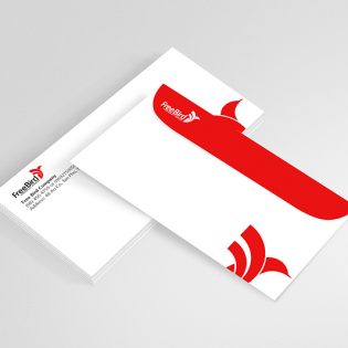 Envelope Branding Mockup Free PSD