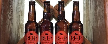 Beer Bottle Label Mockup Free PSD