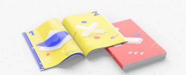 Magazine Prospective View Mockup Free PSD