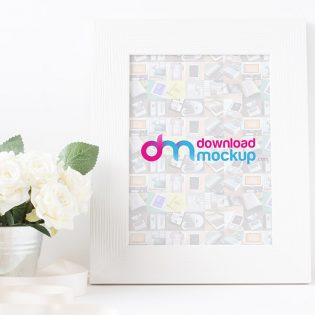 Picture Frame Mockup Free PSD
