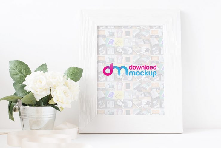 Picture Frame Mockup Free PSD