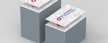 Business Card Stack Mockup Free PSD