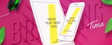 Apple Devices Mockup Free PSD