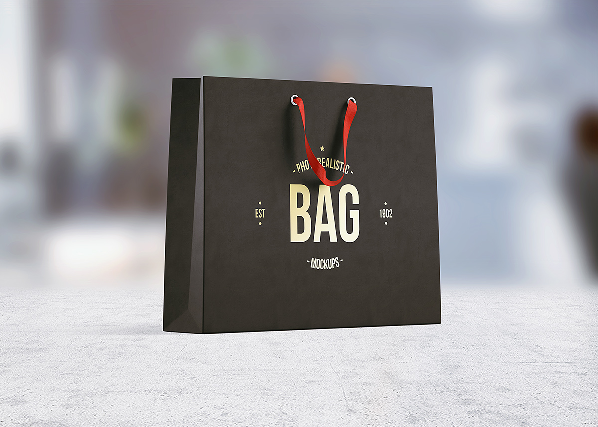 Download Paper Shopping Bag Mockup PSD - Download PSD