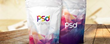 Foil Product Packaging Mockup PSD