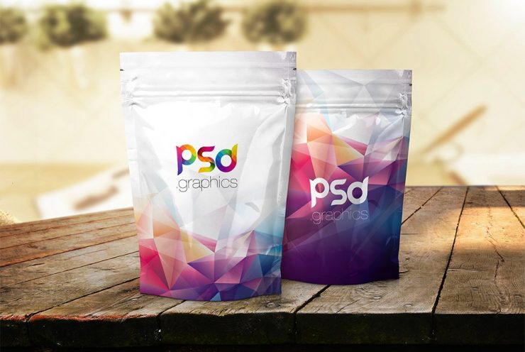 Foil Product Packaging Mockup PSD