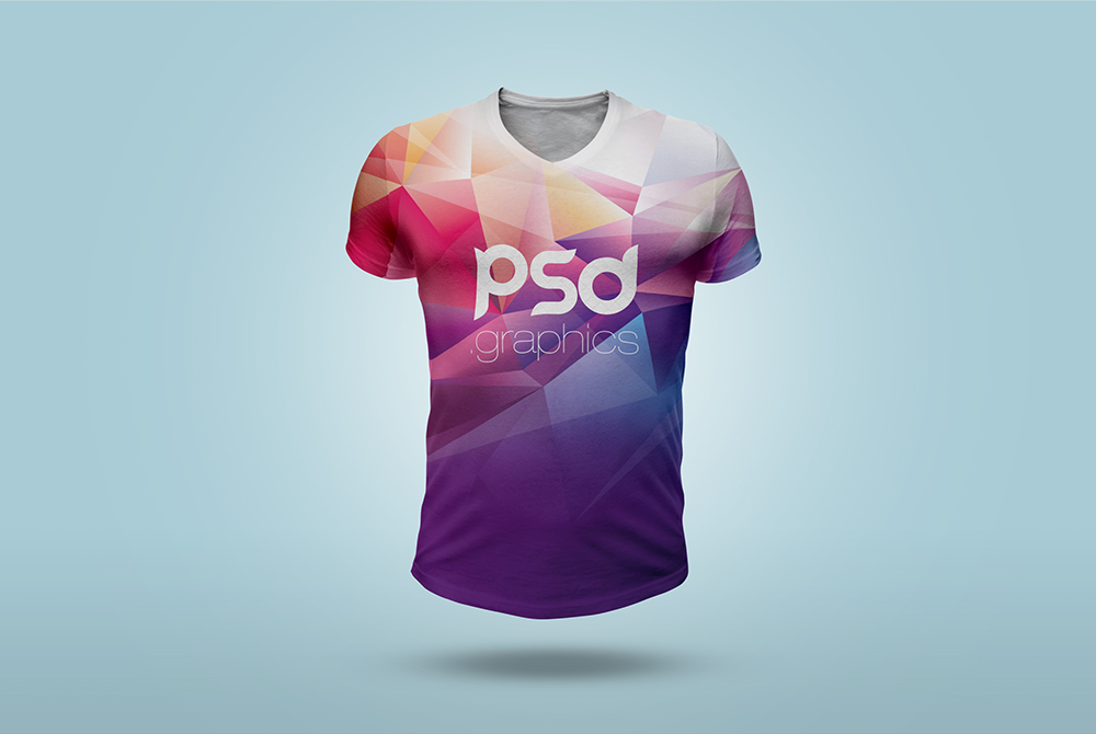 Premium PSD  Men sports tshirt mockup