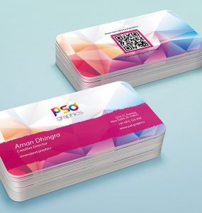 Rounded Business Card Template PSD
