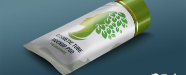 Cosmetic Tube Mockup Free PSD