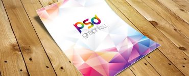 A4 Paper Flyer Mockup PSD