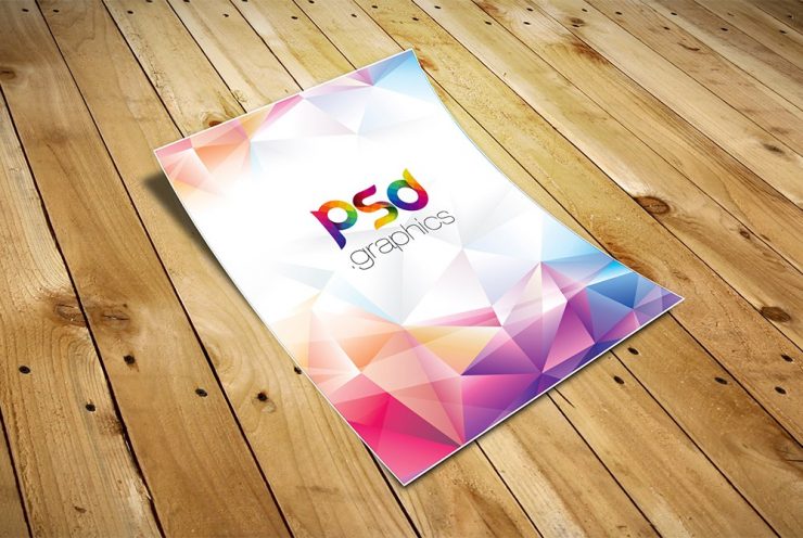 A4 Paper Flyer Mockup PSD Download - Download PSD