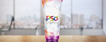 Cosmetic Tube Branding Mockup Free PSD