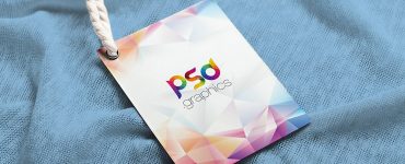 Label Tag Mockup Free PSD