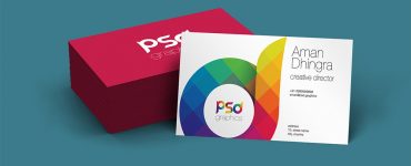 Business Card Mockup Free PSD