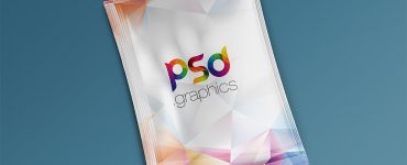Foil Sachet Packaging Mockup Free PSD