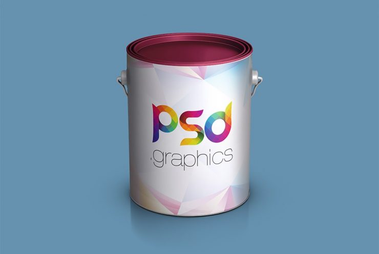 Download Paint Bucket Mockup Free PSD - Download PSD