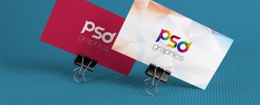 Corporate Business Card Mockup Free PSD