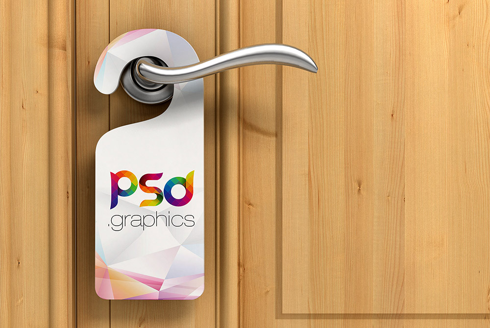 Download Door Hanger Mockup Free PSD - Download PSD
