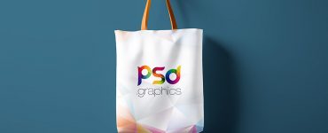 Hanging Tote Bag Mockup Free PSD