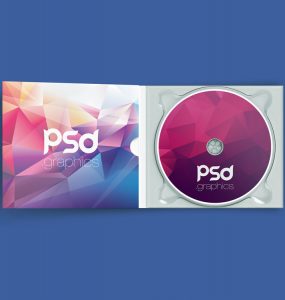 CD DVD Case Mockup Free PSD