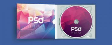 CD DVD Case Mockup Free PSD